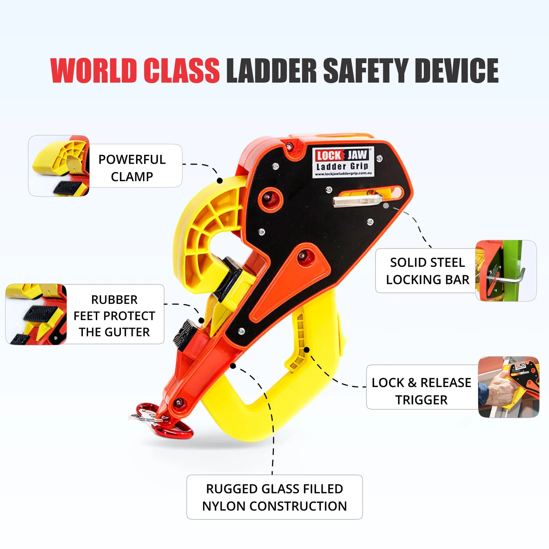 Lock Jaw Ladder Grip