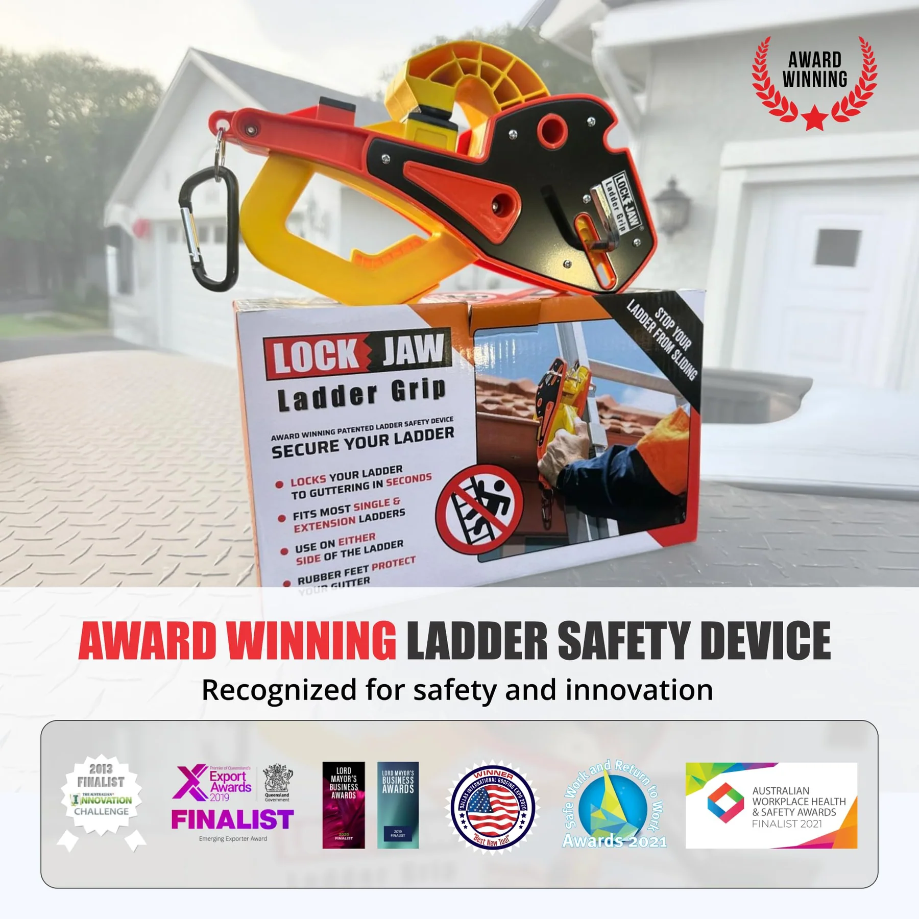 Lock Jaw Ladder Grip